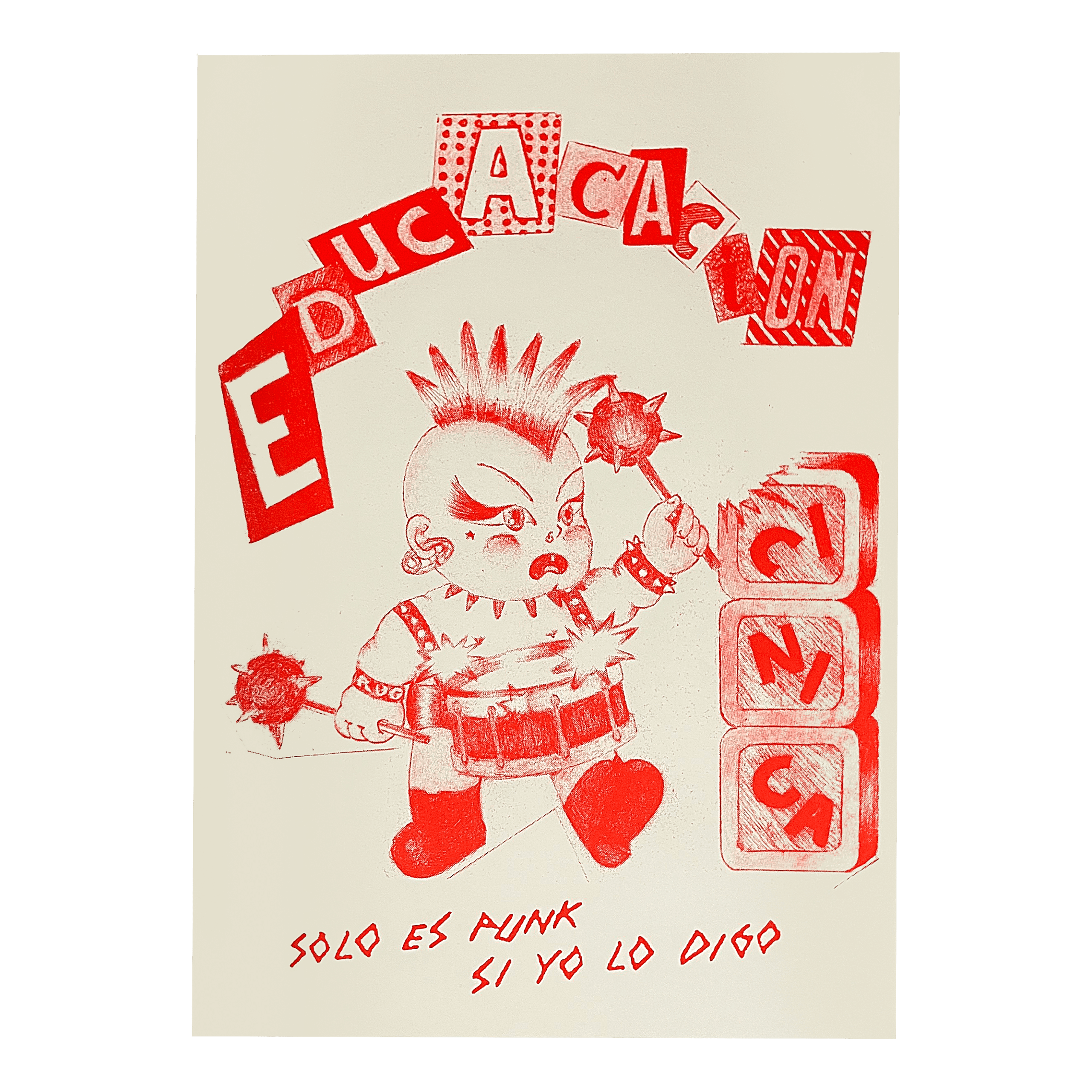 SOLO ES PUNK SI YO LO DIGO 50×70