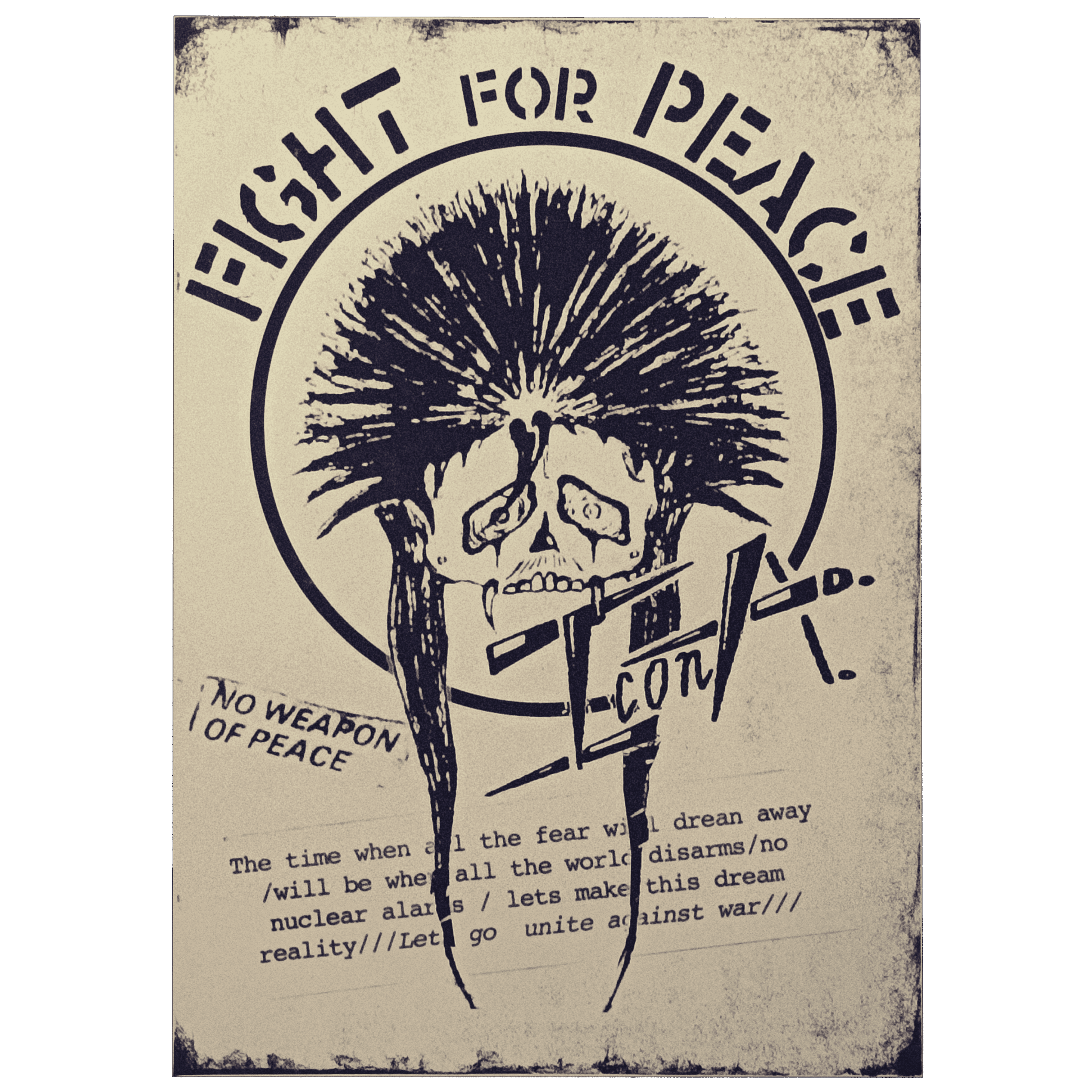 FIGHT FOR PEACE 85x65cm