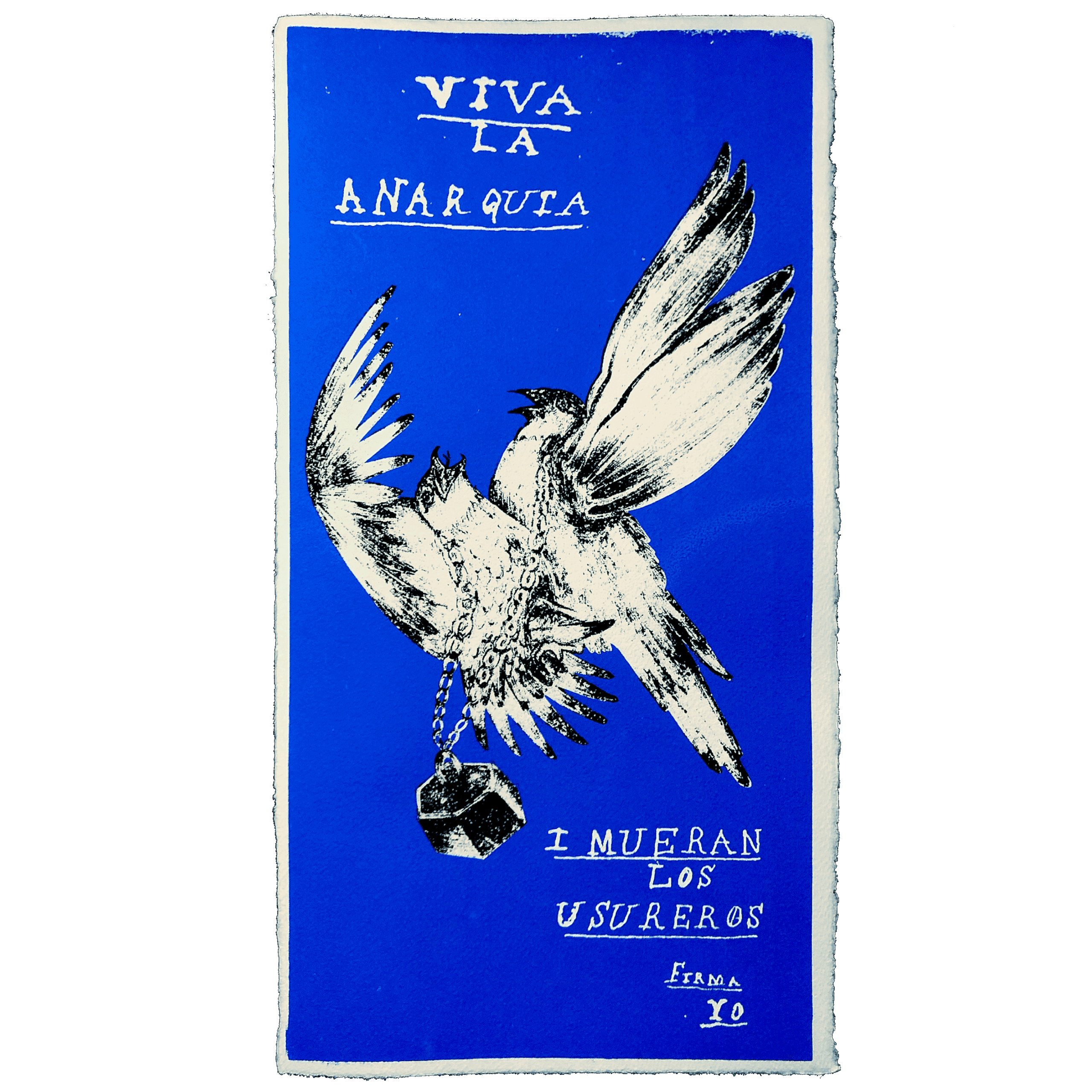 VIVA LA ANARQUIA 20x50cm